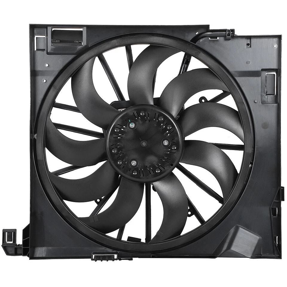 Radiator Cooling Fan Assembly For 2014-2016 2017 JAGUAR XJR 2018 JAGUAR XJR575 - Image 2 of 4