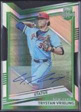 2022 Elite Extra Edition Status Green Autograph /90 #100 Trystan Vrieling - MINT