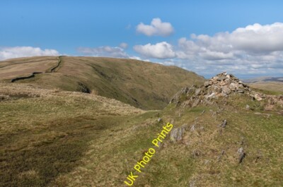 Photo 6x4 High Pike Rydal Cairn on the summit of High Pike on the eastern c2015