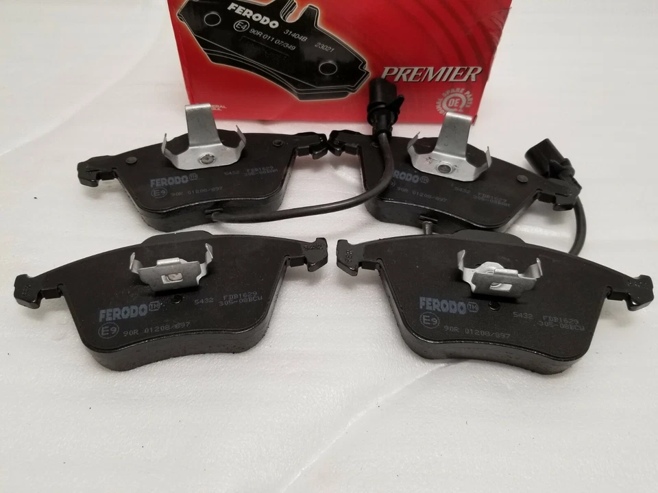 Novo conjunto de freio dianteiro Ferodo compatível com Audi A4 A6 Quattro FDB1629 - Imagem 2 de 3
