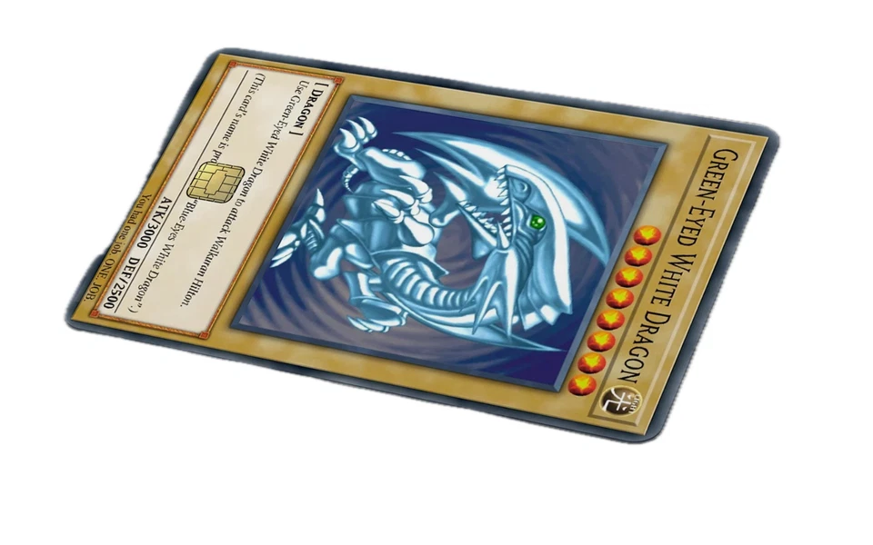 Recubrimiento de tarjeta de monstruo de anime para crédito y débito | Pegatina estilo TCG | Mate - Paquete de 6 Foto 4 de 4