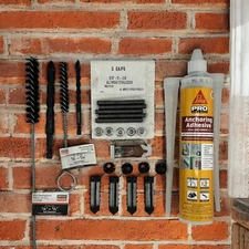 Brick, Block or Concrete mounting Kit for EVERMONT flag mount brackets