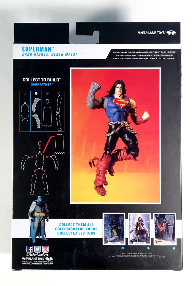 Figura de acción DC Multiverse Death Metal SUPERMAN McFarlane Toys nueva en caja Foto 4 de 4