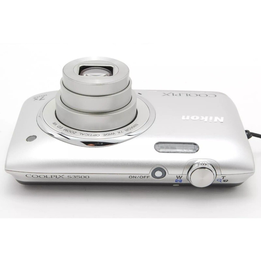 Nikon COOLPIX S3500 Digital Camera 20.0MP 7x Optical CCD Vintage