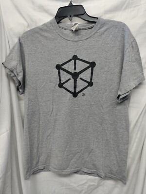 Men's Tshirt, Gray, Brand Gildan, Size M, Kubex Fitness, Short Sleeve