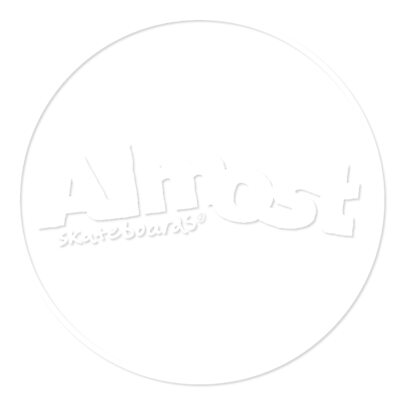 Almost White Lines Decal Single