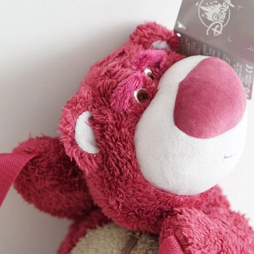 Disney Toy Story Lotso Oso de Fresa Oso Mochila Bolso de Peluche Juguete 40 cm - Imagen 4 de 7