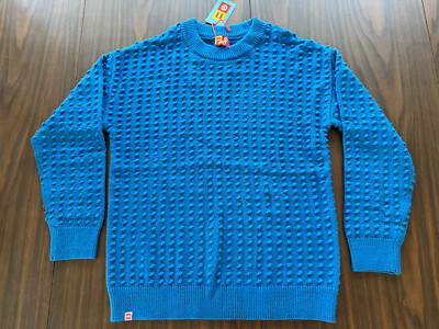 LEGO X TARGET BLUE TEXTURED CREW NECK SWEATER M