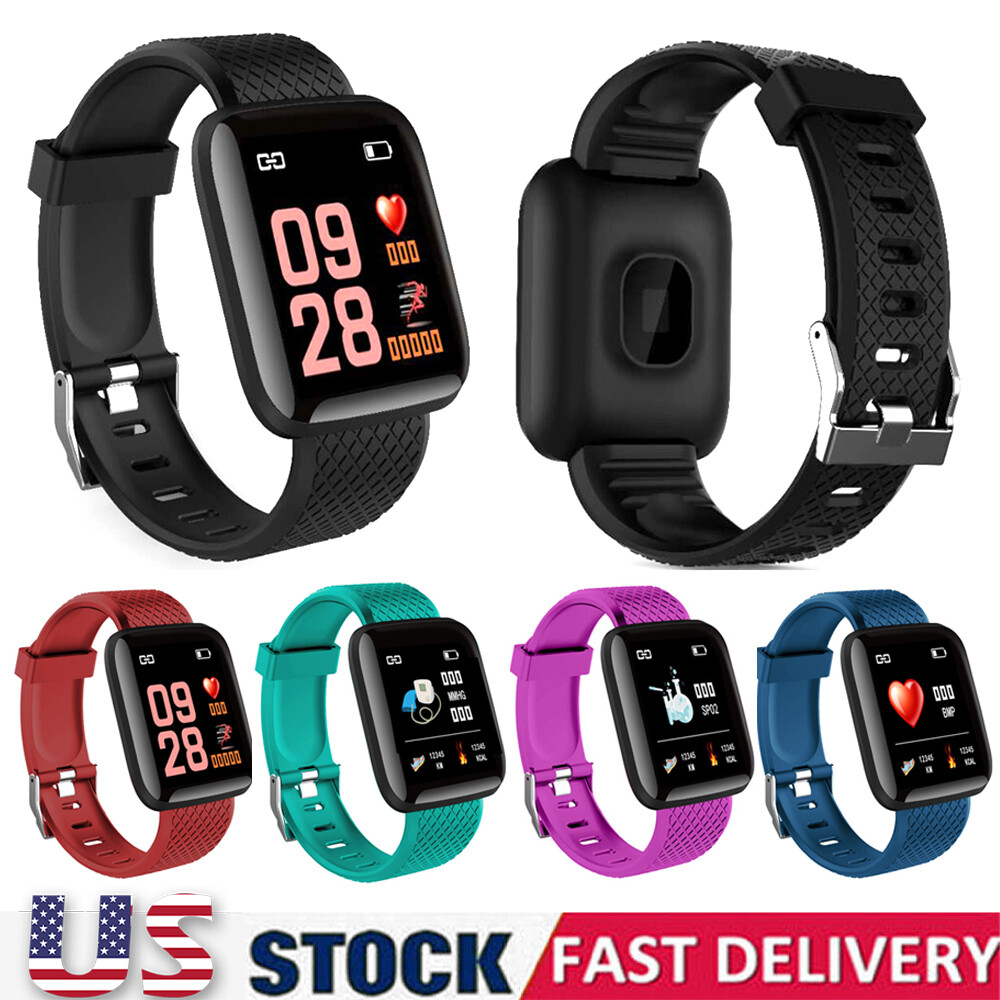 Fitness Activity Tracker Blood Pressure Heart Rate Sport Fitbit Smart Watch NEW