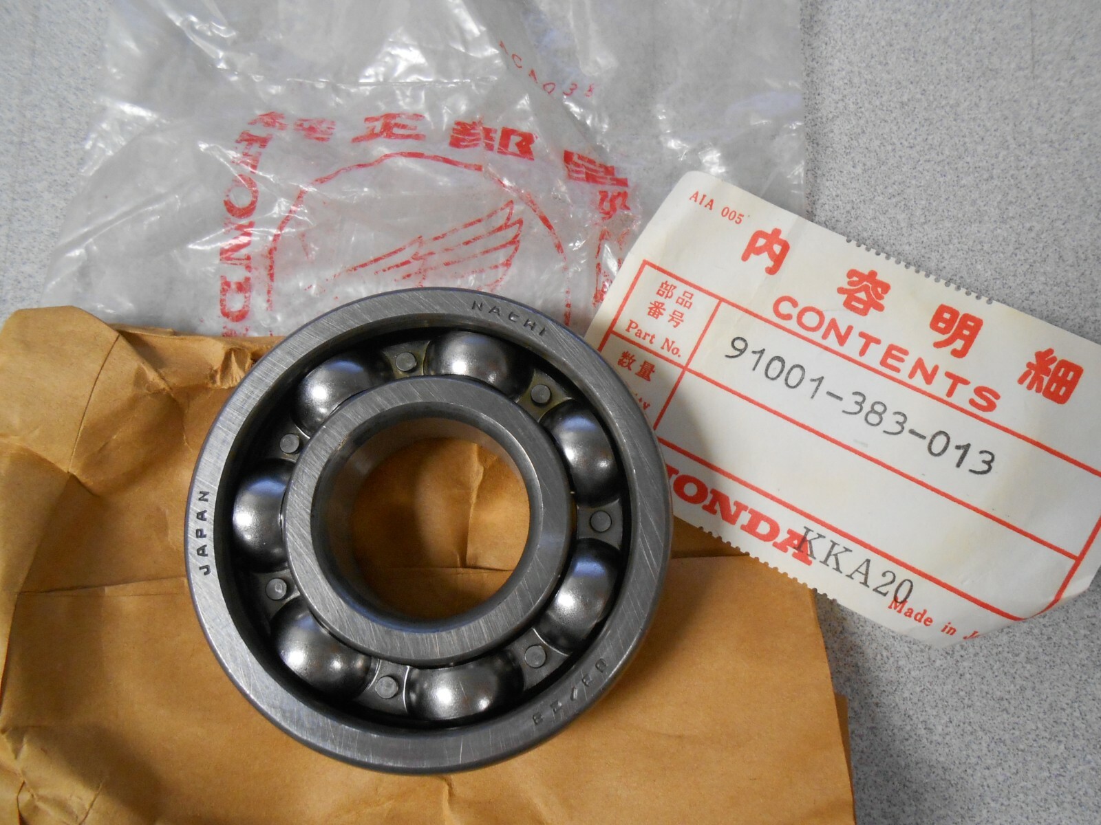 NOS Honda OEM Bearing 1978-80 CR250 1981-86 ATC200 1976-82 XL125  