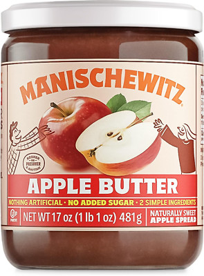 Manischewitz Apple Butter, 17Oz | Smooth & Sweet Spread, Great for Sauces & Glaz