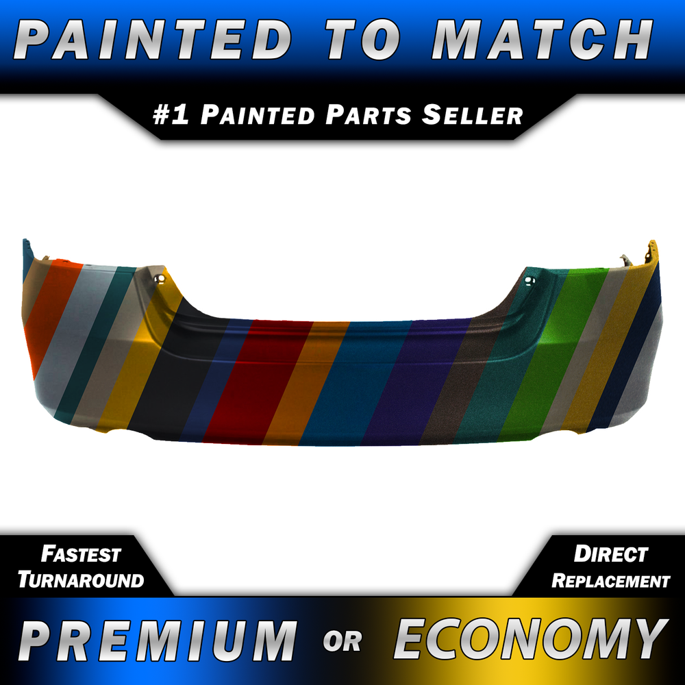 Painted Rear Bumper Cover for 2006-2007 Honda Accord OEM Exact Fit
