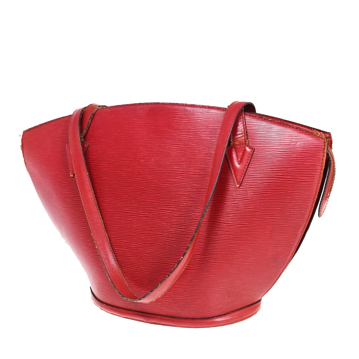 LOUIS VUITTON Saint Jacques Shoulder Bag Epi Leather Red France M52277  04YC145