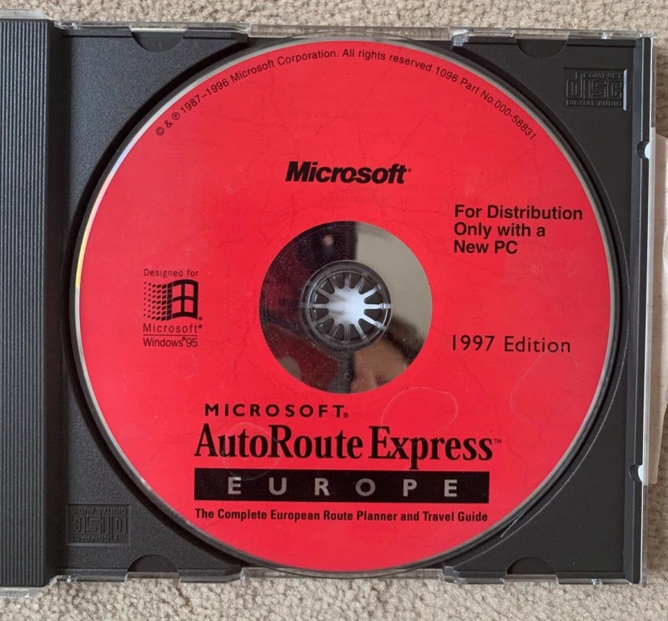Microsoft AutoRoute Express Europe 1997 Edition    Route Planner + Travel Guide - Bild 3 von 4