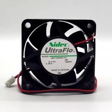 Nidec U60T12MMA7-51 6025 DC12V 0.06A 6CM 2-Pin Silent Cooling Fan