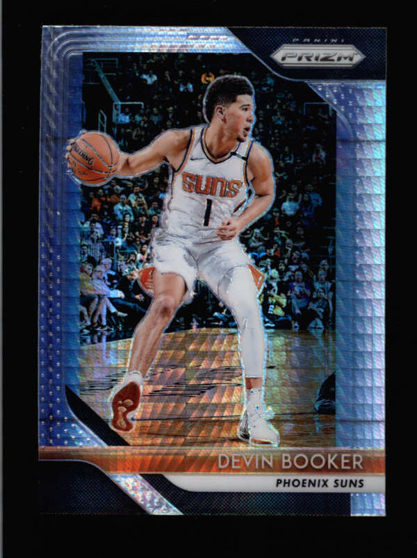 DEVIN BOOKER 2018/19 PANINI PRIZM #11 HYPER PRIZMS PARALLEL BC1768