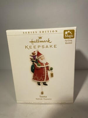 2006 Hallmark Keepsake Ornament Santa Yuletide Treasures 1st in Series Boxed NOS