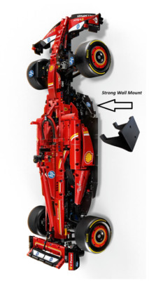 Wall Mount Display Bracket for LEGO Technic Ferrari SF-24 F1 Formula 1 Car USA