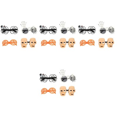  4 Pack Goggle-Sonnenbrille Halloween-Brille Verkleidungs-Brillen