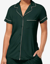 Tommy John PJS M 2 Pc Set GREEN NWT 136.00 Long Sleeve Tops Pant Pajama