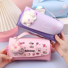 Cute Cartoon Pencil Bag Pouch for Student Gift School Stationery