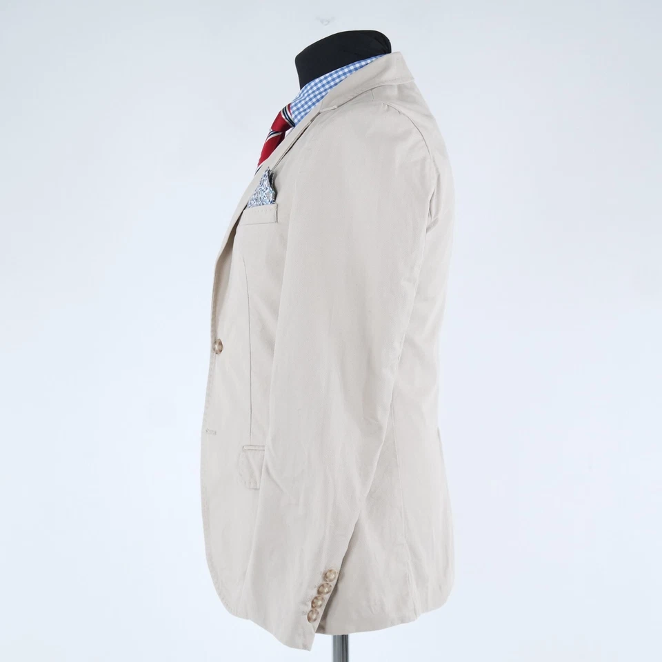 Abrigo deportivo de verano para hombre 38R talla EE. UU. ANTONY MORATO beige blazer chaqueta de algodón Foto 3 de 4