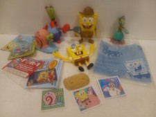 SpongeBob SquarePants Burger King McDonald's and DecoPac Mixed Lot of Figures