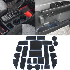 Auovo Cup Holder Insert for 2022 2023 2024 Ford Maverick Accessories Mats Pad
