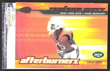 2001 Pacific Invincible #14 Santana Moss Afterburners NRMT or Better