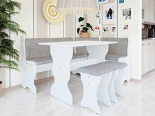 Corner Dining Set THOMAS Kitchen Furniture Table Left Right Bench Multicoloured