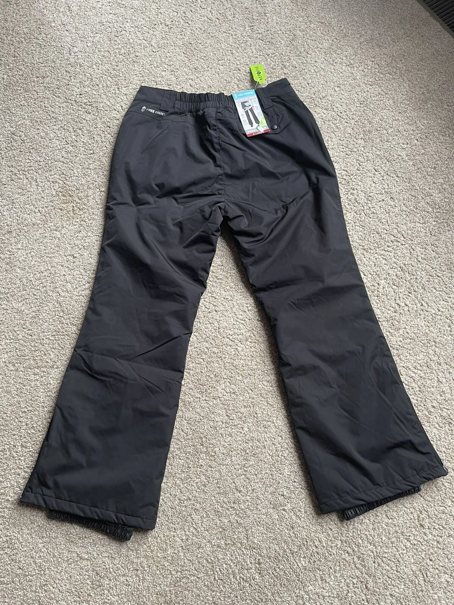 FREE COUNTRY LADIES SKI PANTS BLACK XL