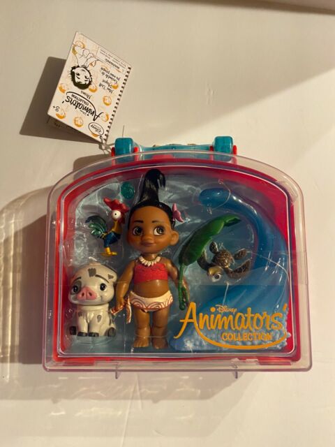 NEW Disney Parks Animators Moana 5 Inch Doll Figure Mini Playset