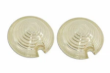 Bullet Style Marker Lamp Clear Lens Set for Harley Davidson by V-Twin