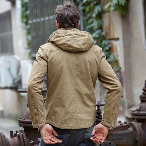 veste militaire homme beige