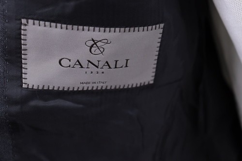 CANALI Super 120's Wool Gray Two Button Blazer Sport Coat Size 54 / XL - Picture 14 of 17