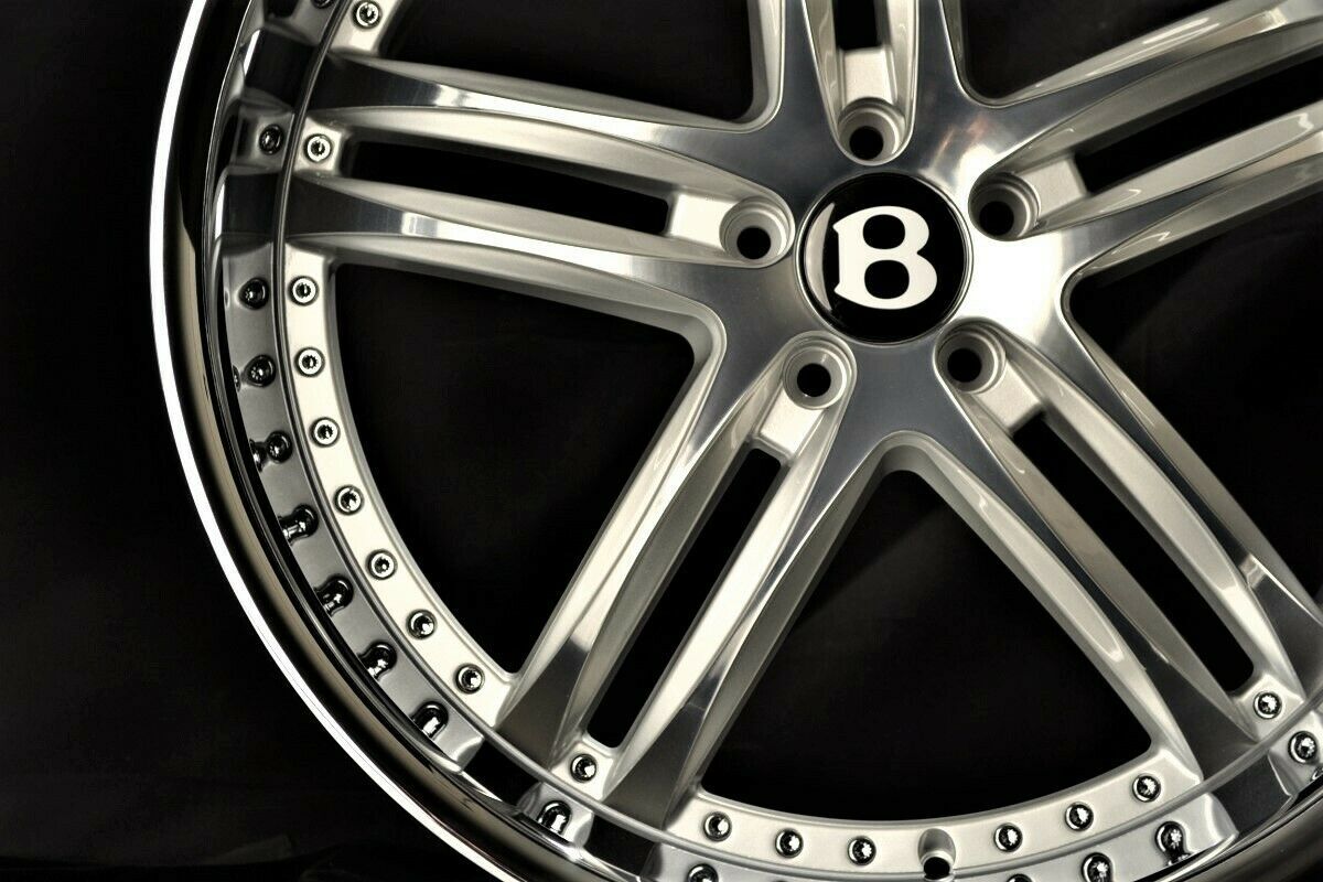 20-inch Wheels GTX15 for Bentley GT GTC Flying Spur 2003-2011 Silver 5x112 Lugs