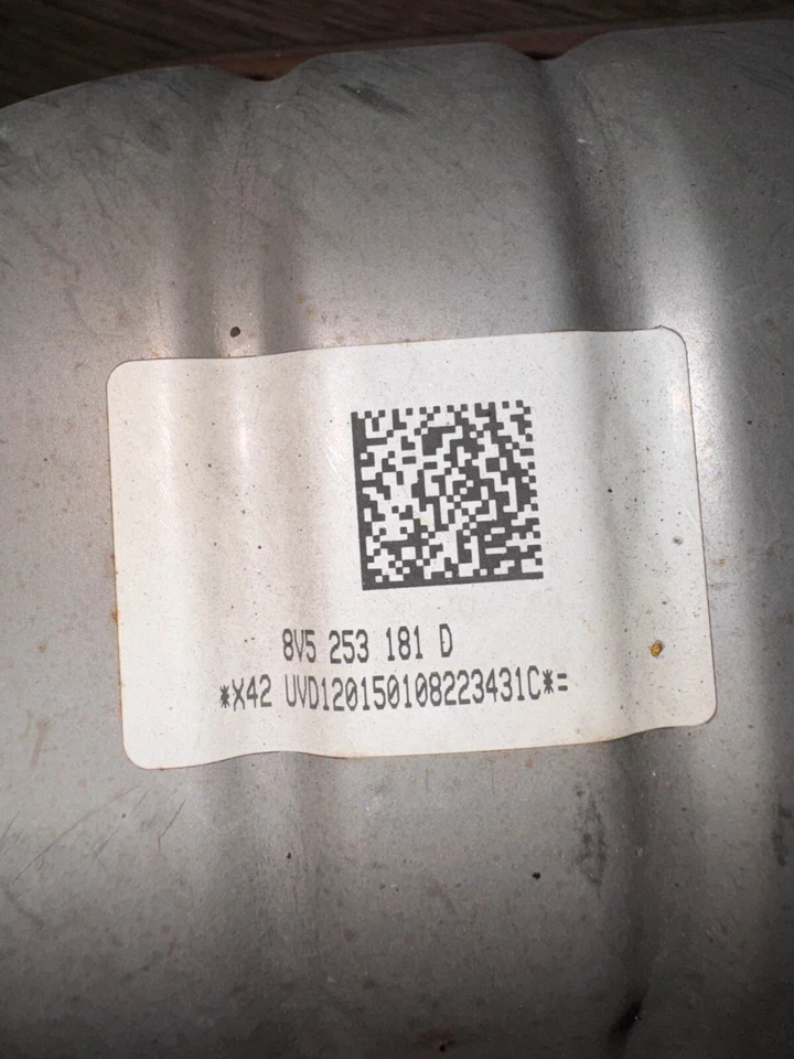 2015-2019 catback exhaust audi a3 Quattro 2.0t OEM - Image 3 of 4