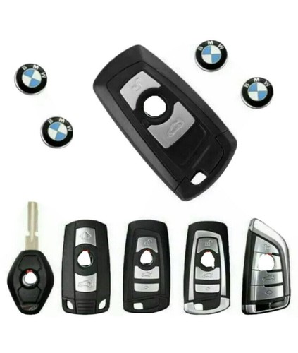 X2 BMW schlüssel fernbedienung key Aufkleber Sticker Emblem Logo Ø 11mm - Bild 2 von 3