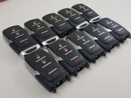 ORIGINAL LOT OF 10 RAM 1500 19-24 OEM SMART KEY LESS ENTRY REMOTE FOB BULK ALARM - Picture 2 of 12