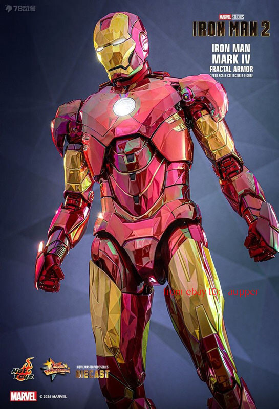 Hottoys 1/6 Mms792 Mms792d70 Iron Man 2 Mk4 Fractal Armor Action