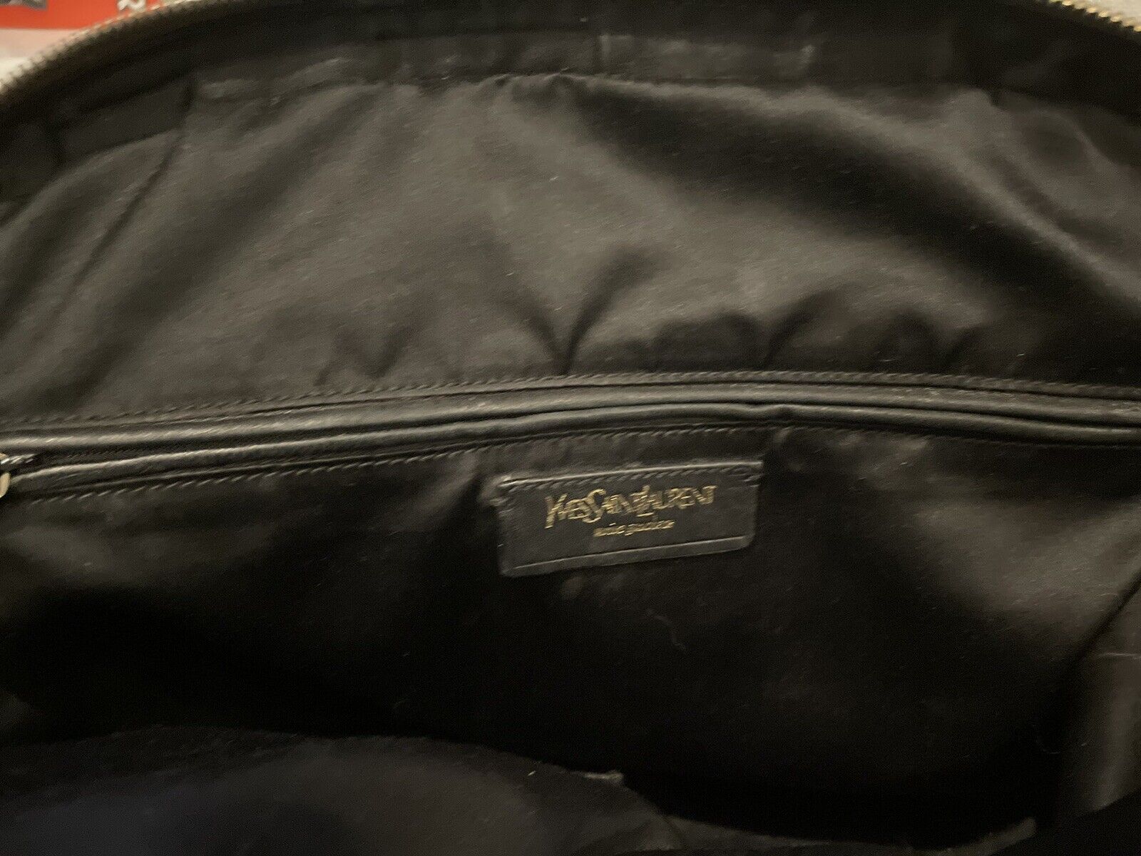 SAINT LAURENT YSL Muse Large Tote Bag Leather Met… - image 10
