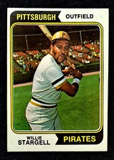 1974 Topps Baseball Card Set-Break #100 Willie Stargell EX-EXMINT