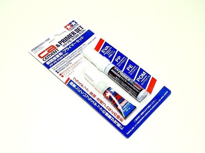 TAMIYA Model Paints & Finishes Paint CA Cement & Primer Set PP/PE/POM/EVA 87211