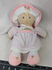Kids Preferred Girl Doll Cloth Plush 11 Inch Pink 2007 Stuffed Animal Toy 
