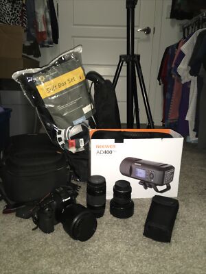 Professional Photography Lot - Canon 6D|Sigma Art 50mm 1.4|Godox AD400 Pro Flash