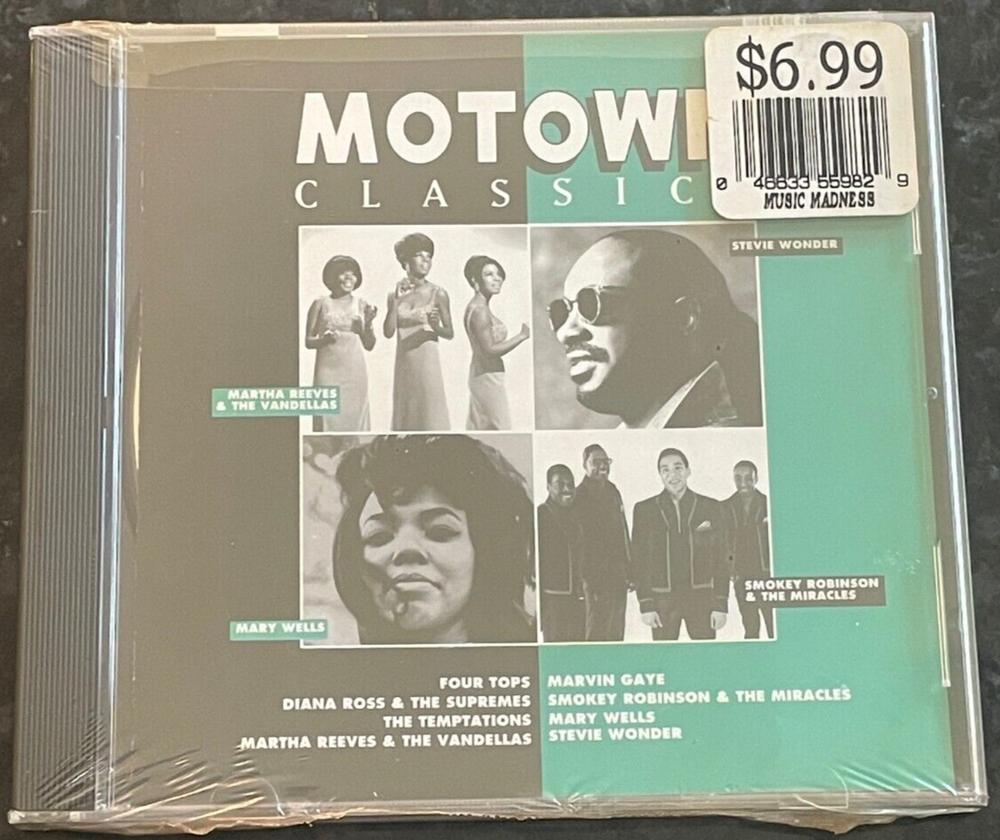 Motown Classics Vol 1 CD 11 Hit Songs New Sealed