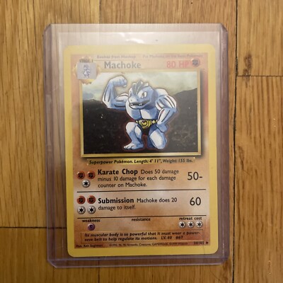 Machoke 034/102 Base Set Regular