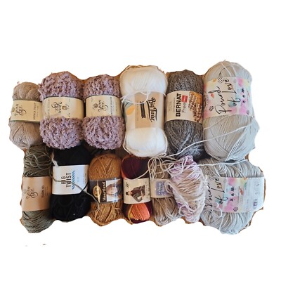 Yarn Collection Crafting Lot Of Random Unknown Yardage Knitting Crochet