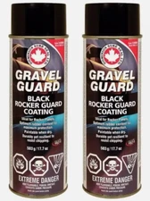 Dominion Sure Seal SVG124US Gravel Guard Black Protective Coating 17 oz (2 Pack)