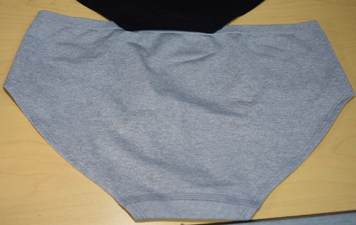 3 New Victoria's Secret Gray Black Hipster Hiphugger Panty Lot XL XLarge - Picture 9 of 12